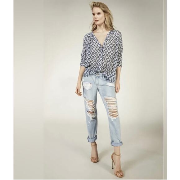 Paige Jimmy Jimmy Boyfriend Skinny Jeans, Size 28 - Picture 2 of 9